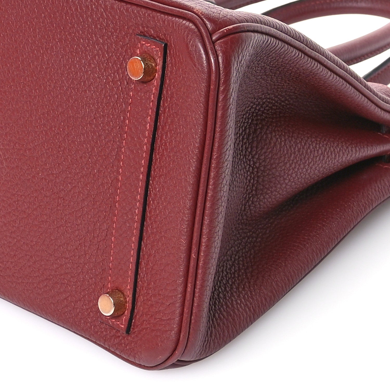 Hermes Togo Birkin 30 Rouge H 10 of 14