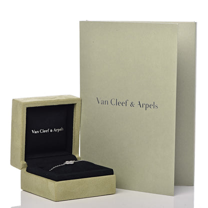 Van Cleef & Arpels 18K White Gold Diamond Sweet Alhambra Bracelet 7 of 7