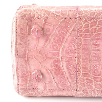 Nancy Gonzalez Crocodile Tote Pink 10 of 13