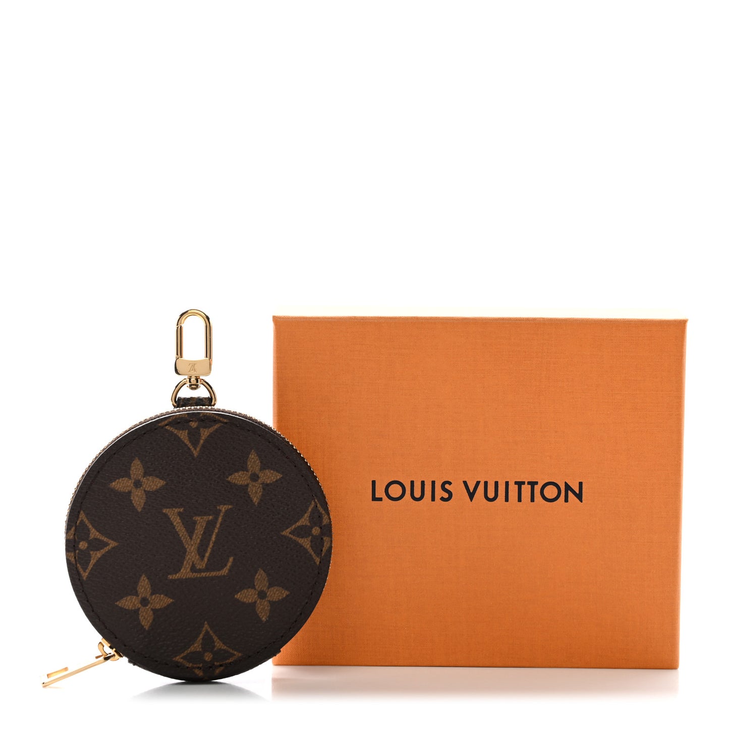 Monogram OnTheGo East West Round Coin Purse Red