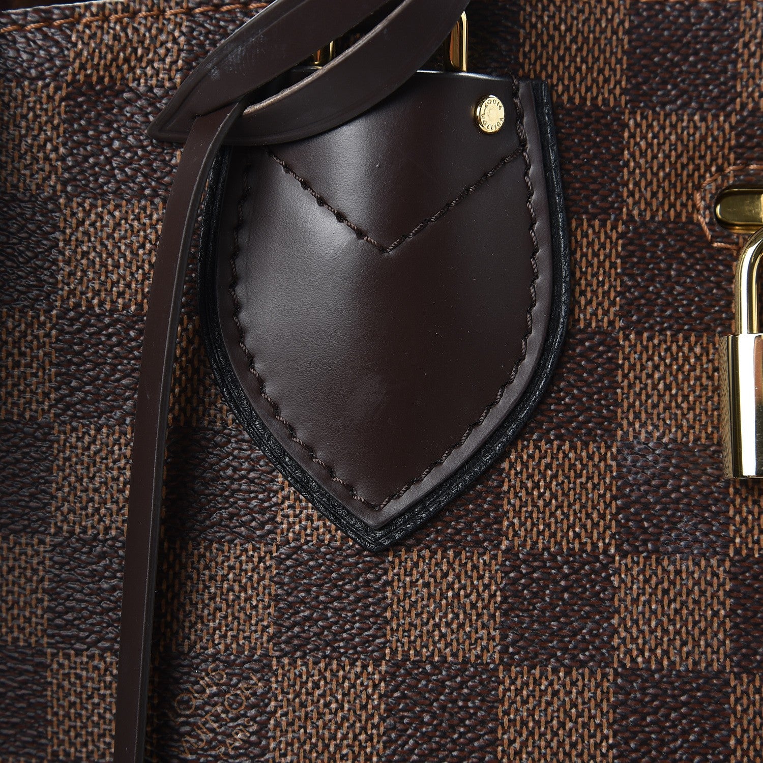 Louis Vuitton Cuir Taurillon Damier Ebene Normandy Black 13 of 13