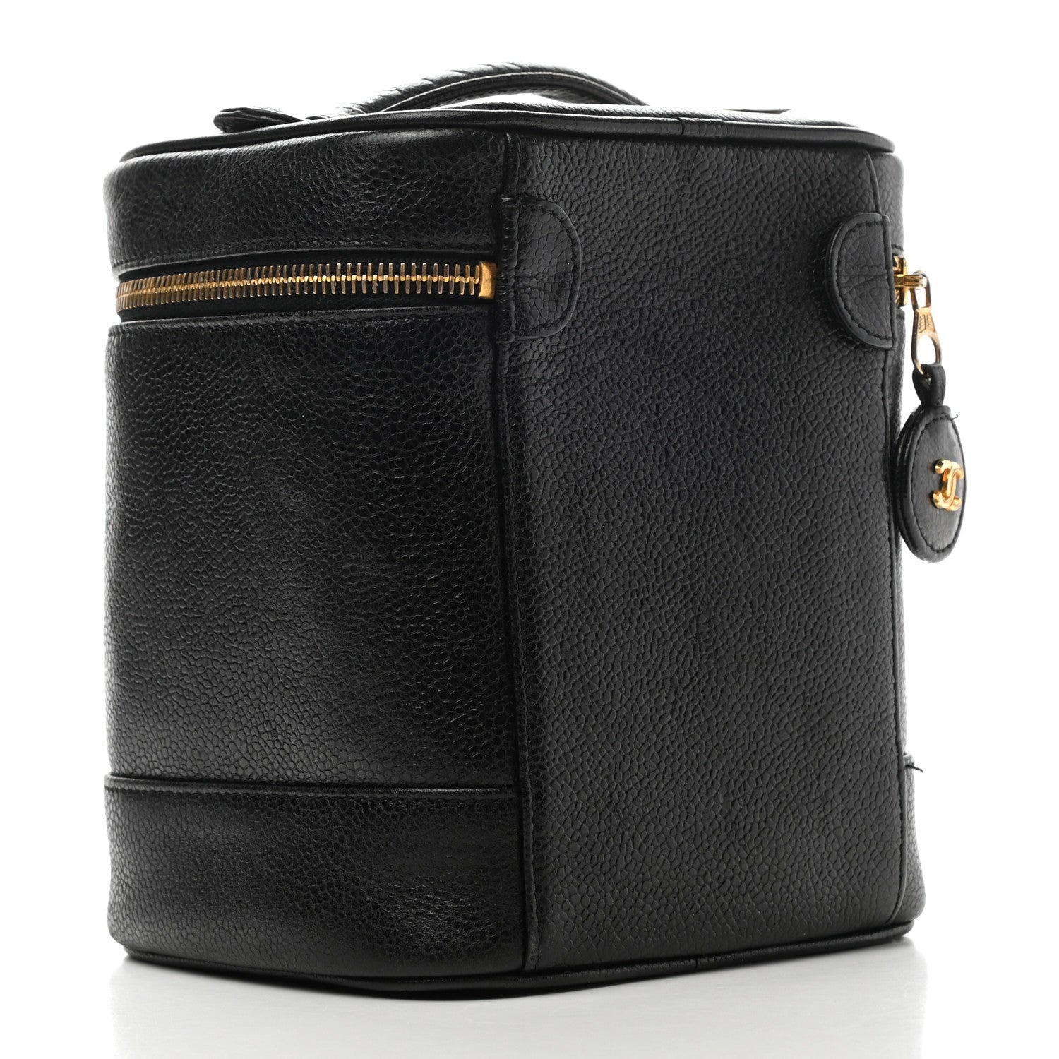 Chanel Caviar Vanity Cosmetic Case Black 3 of 13