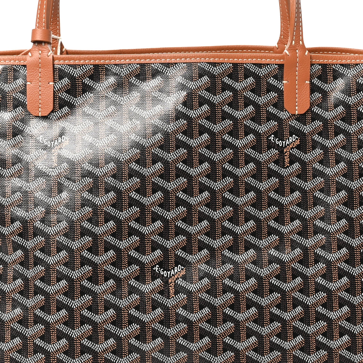 Goyard Goyardine Saint Louis GM Black Gold 9 of 11