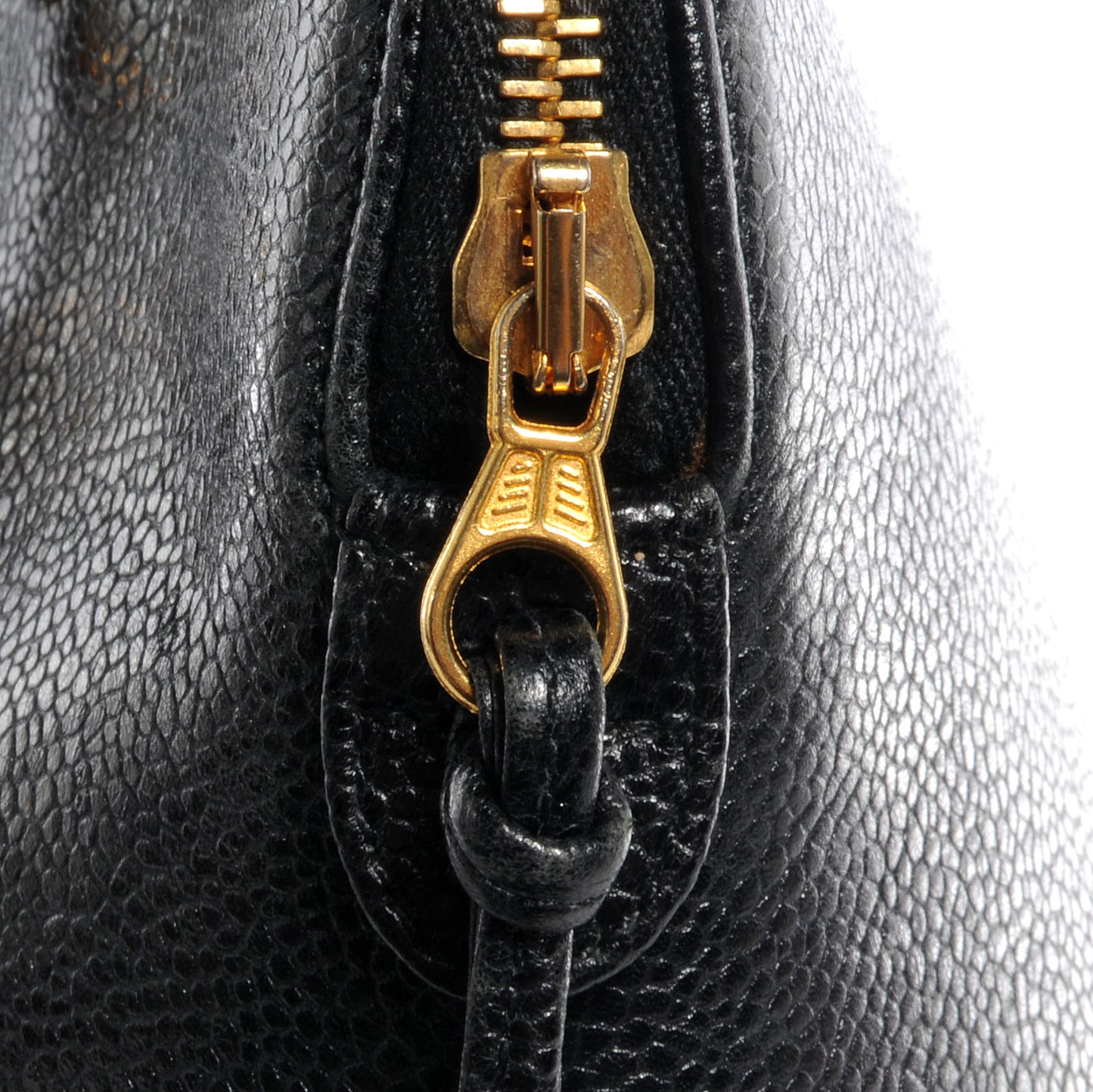 Caviar CC Shoulder Bag Black