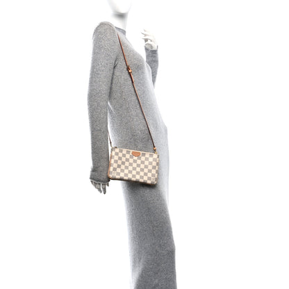 Louis Vuitton Damier Azur Double Zip Pochette 2 of 11