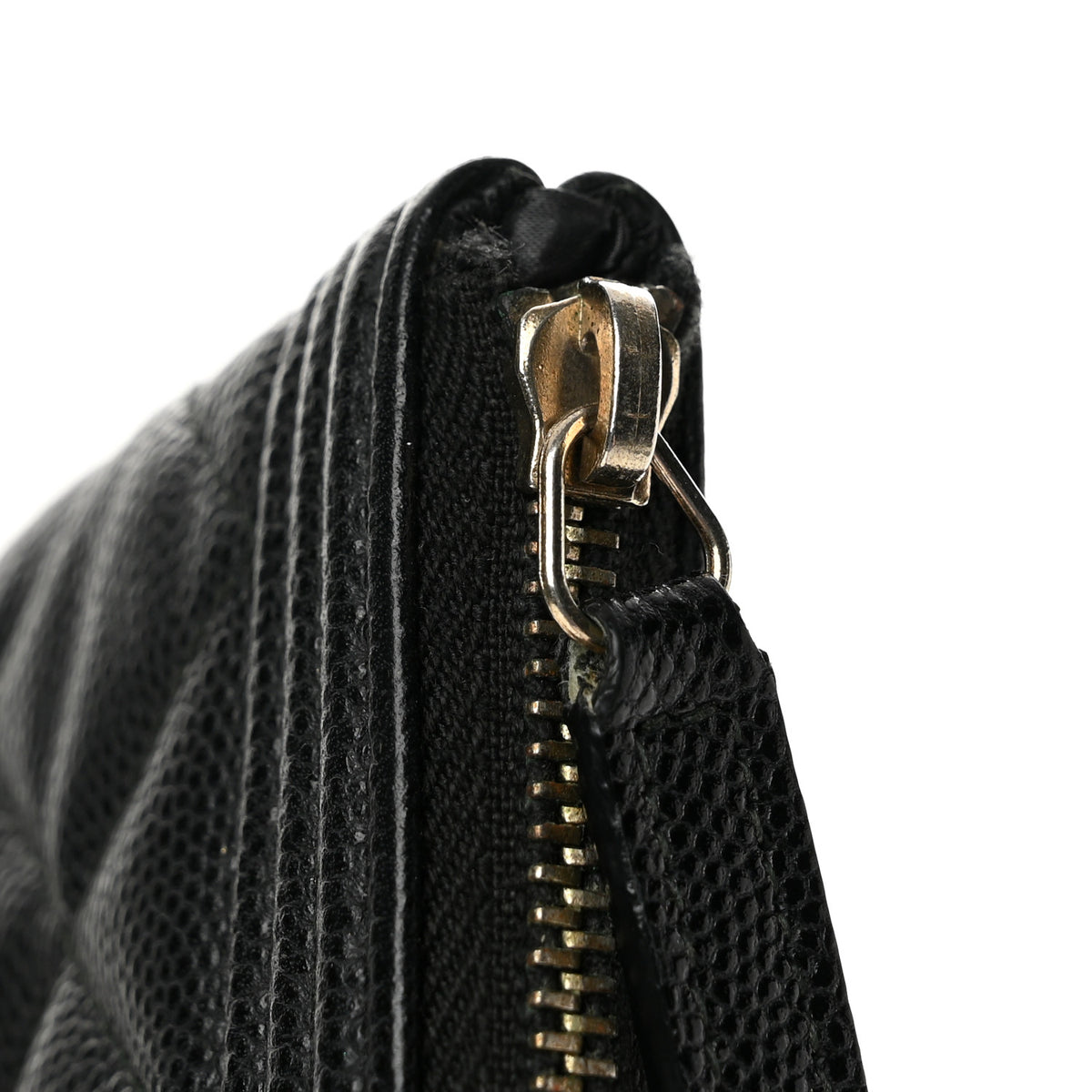 Chanel Caviar Quilted Large Boy Cosmetic Case Black 8 of 9