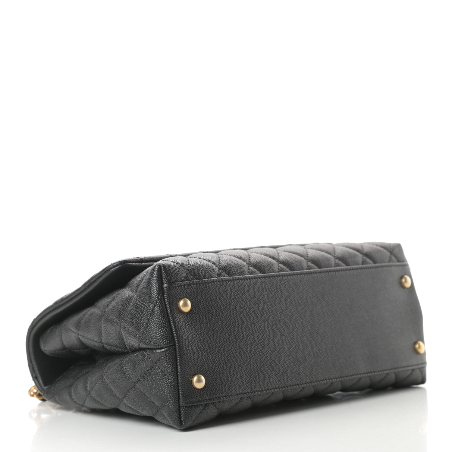 Chanel Caviar Quilted Small Coco Handle Flap Black 4 of 13