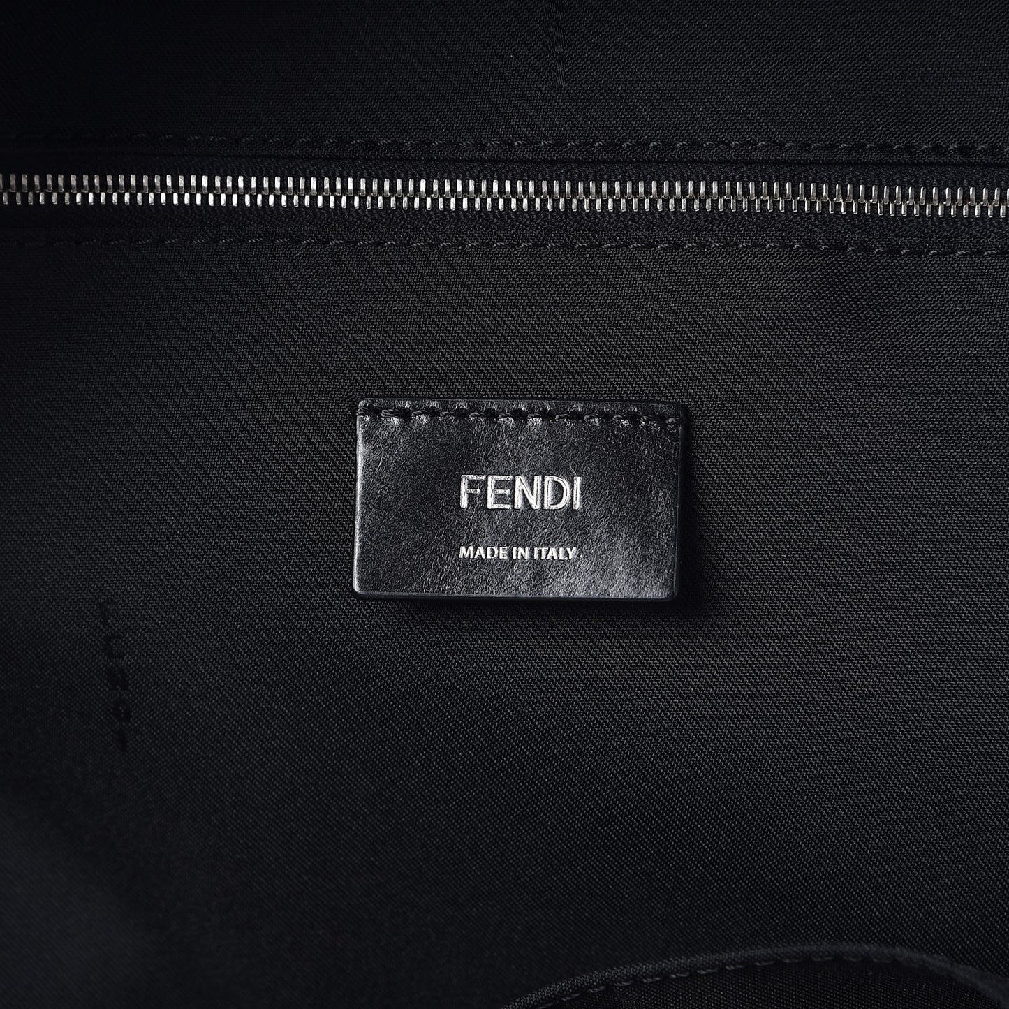 Nylon Calfskin Faces No Words Emoticon Pouch Pocket Backpack Asfalto