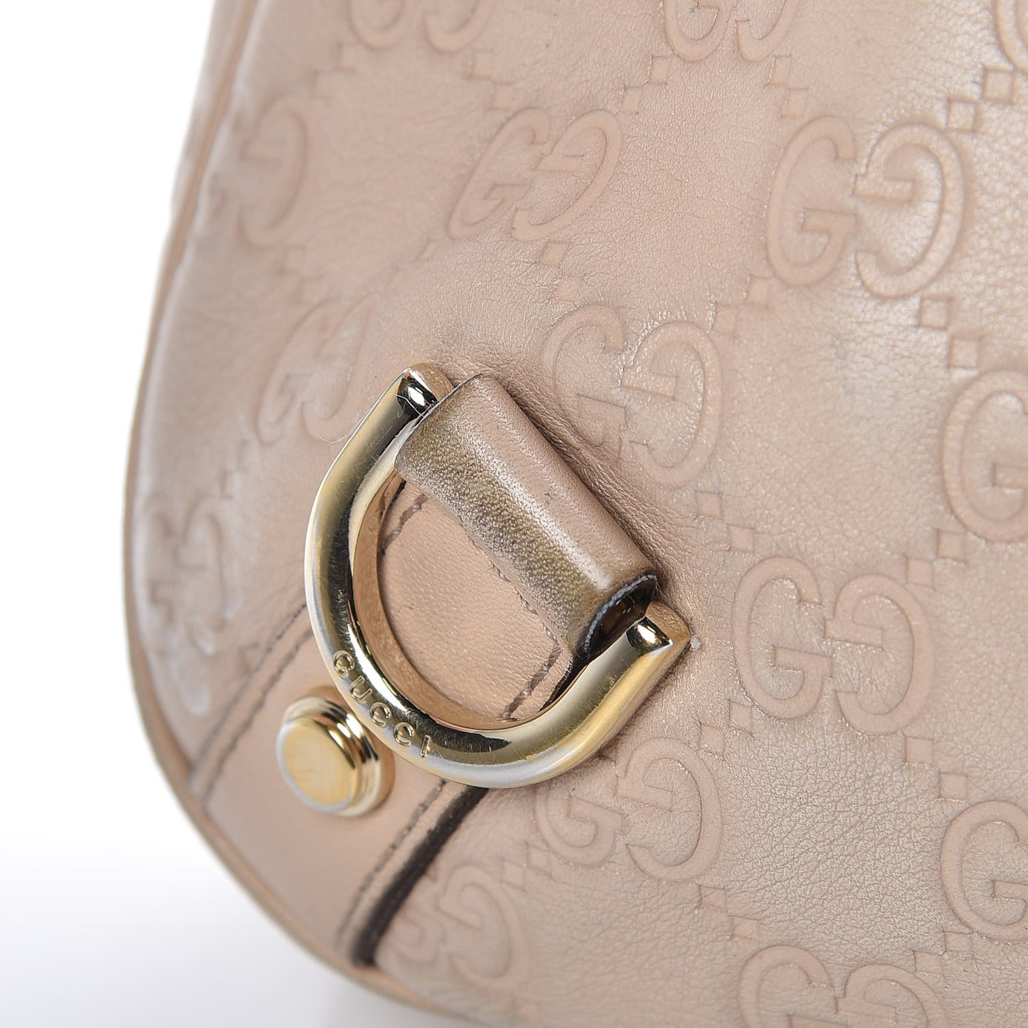Guccissima Medium Abbey D Ring Hobo Pink