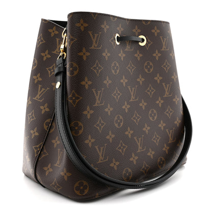 Louis Vuitton Monogram Neonoe MM Black 3 of 11