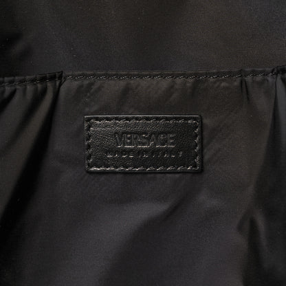 Versace Nylon Barocco Signature Print Backpack Black 6 of 9