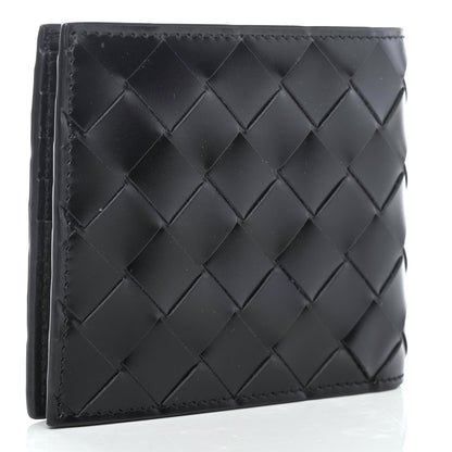 Bottega Veneta Nappa Maxi Intrecciato Bi-Fold Wallet Black 2 of 4