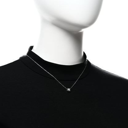 Cartier 18K White Gold Diamond .57ct Solitaire 1895 Pendant Necklace 2 of 6