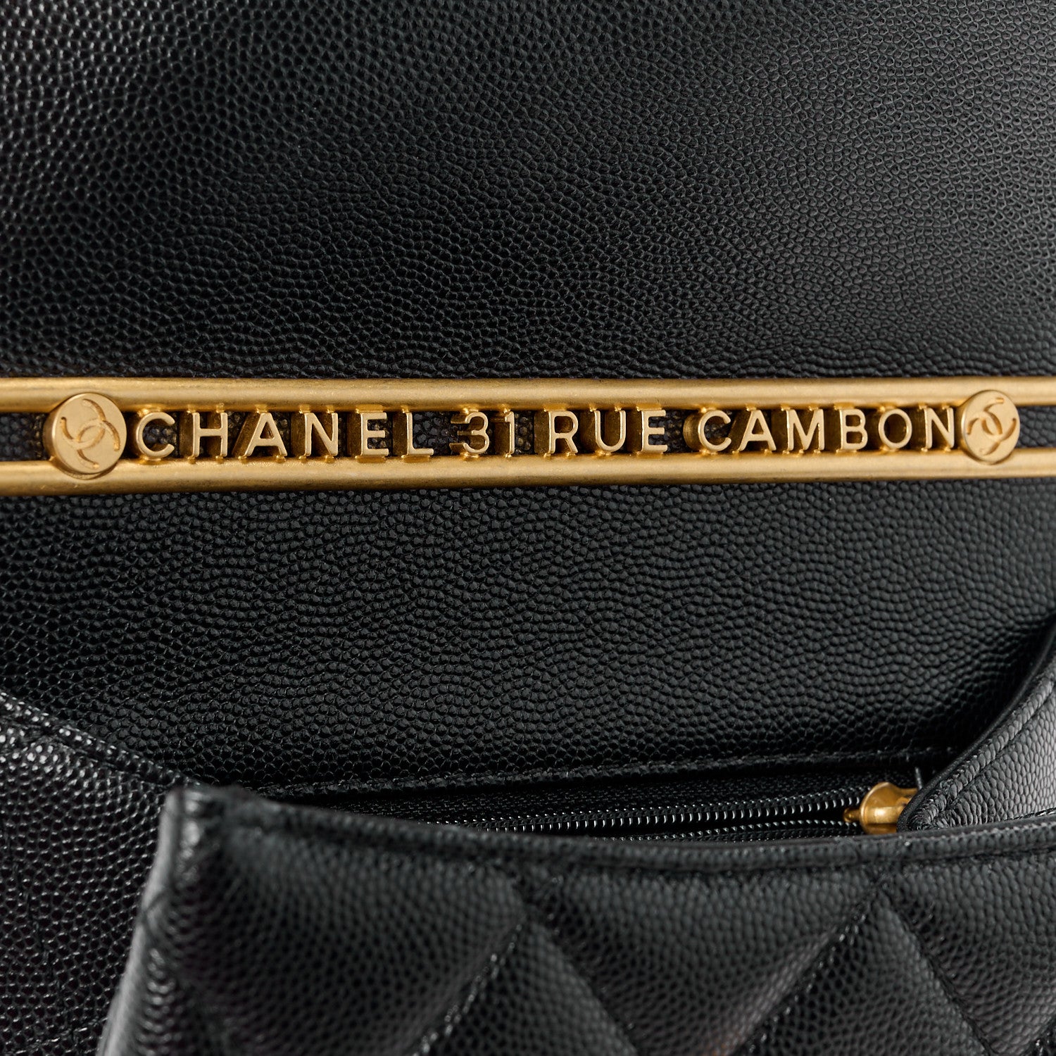 Chanel Caviar Quilted 31 Rue Cambon Mini Top Handle Flap Black 6 of 11