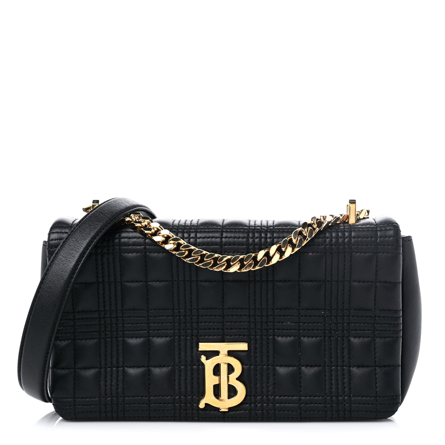 Lambskin Quilted Small Lola Bag Black