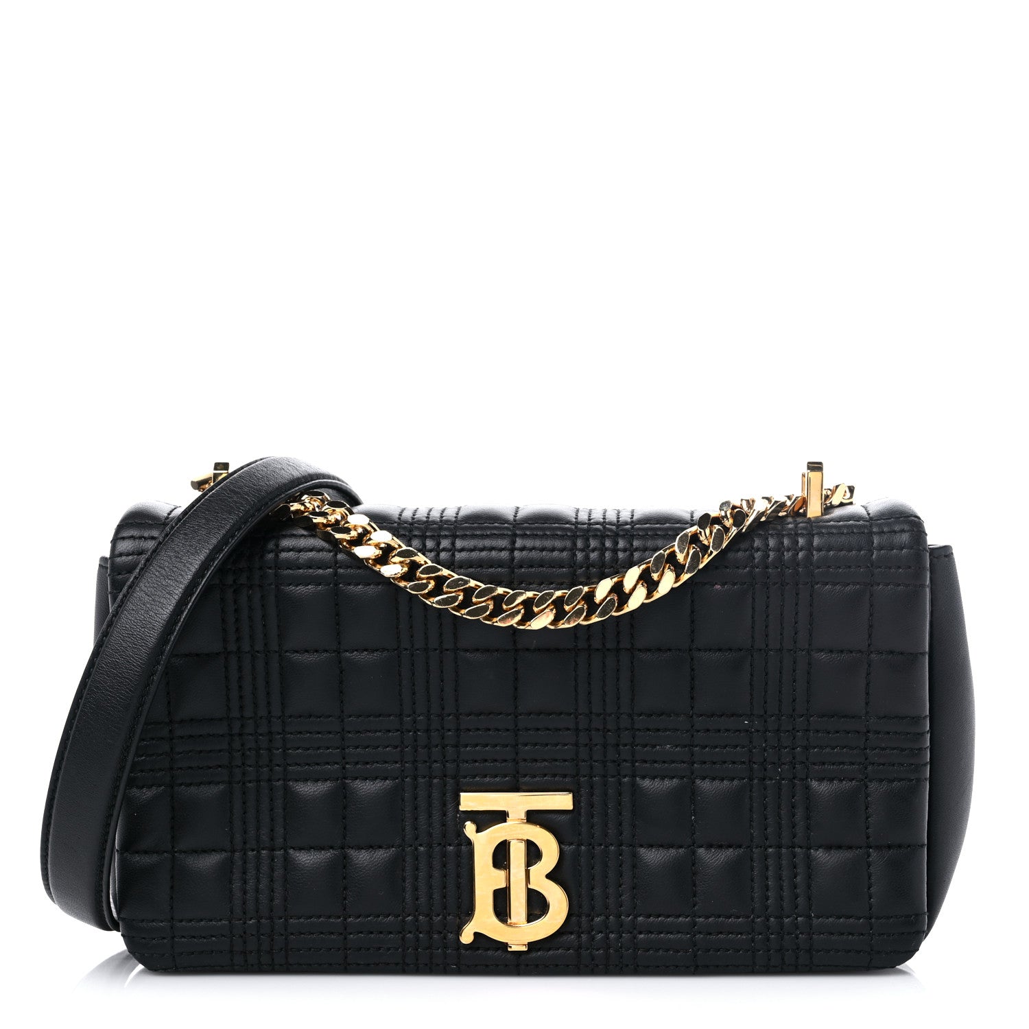 Burberry Lambskin Quilted Small Lola Bag Black 1 of 15