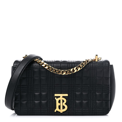 Burberry Lambskin Quilted Small Lola Bag Black 1 of 15