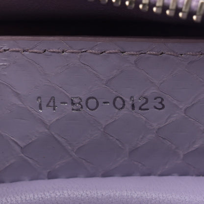 Christian Dior Snakeskin Medium Lady Dior Purple 7 of 13