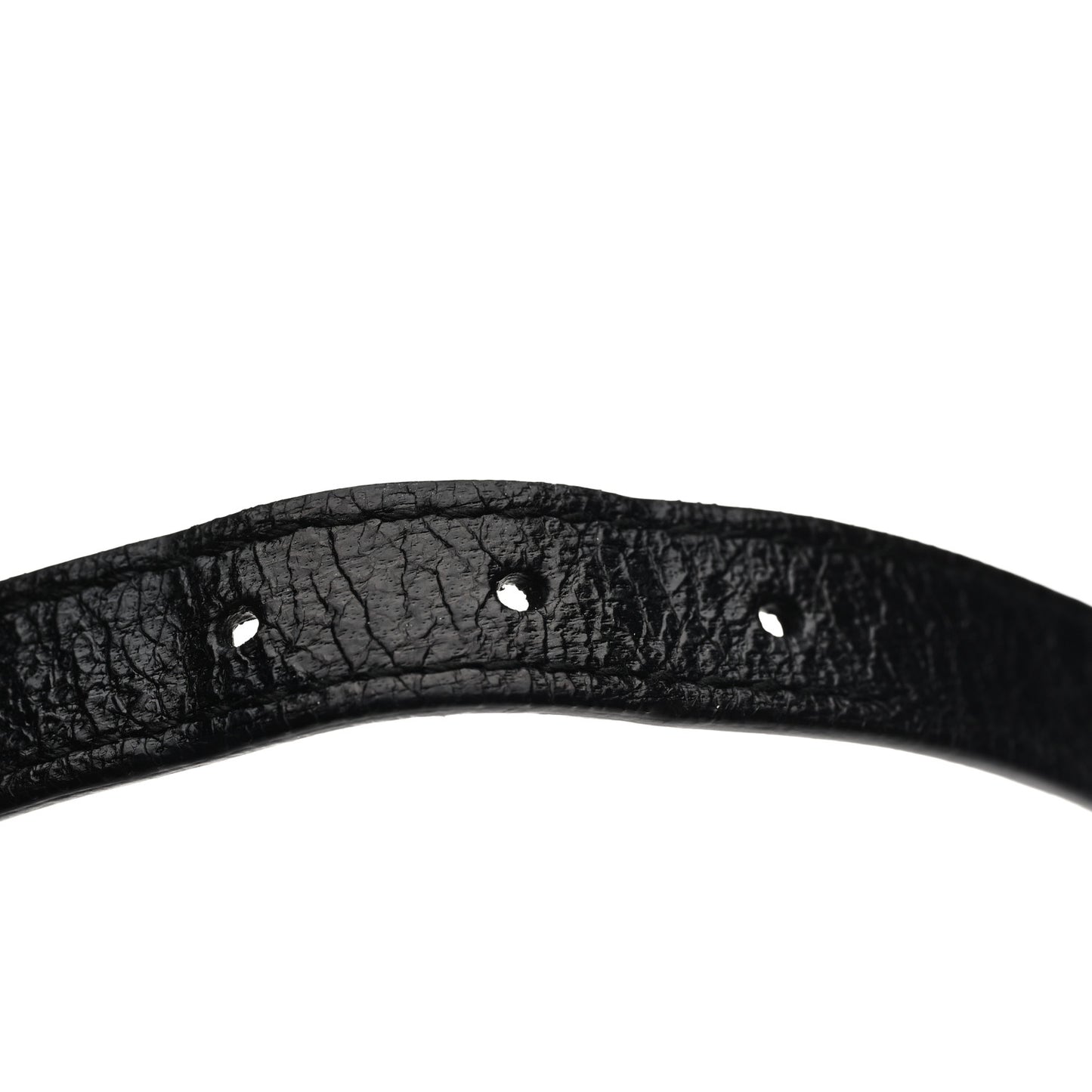 Agneau Giant 12 Gold Hardware Triple Tour Bracelet Black