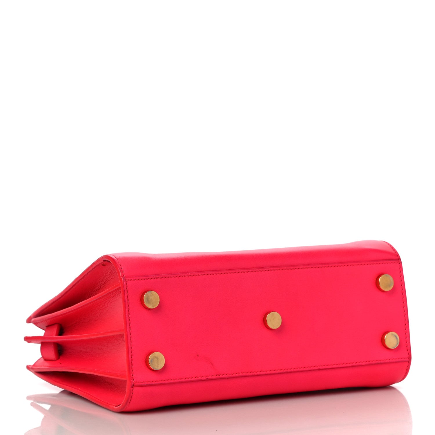 Saint Laurent Calfskin Nano Sac De Jour Lipstick Fuchsia 4 of 10