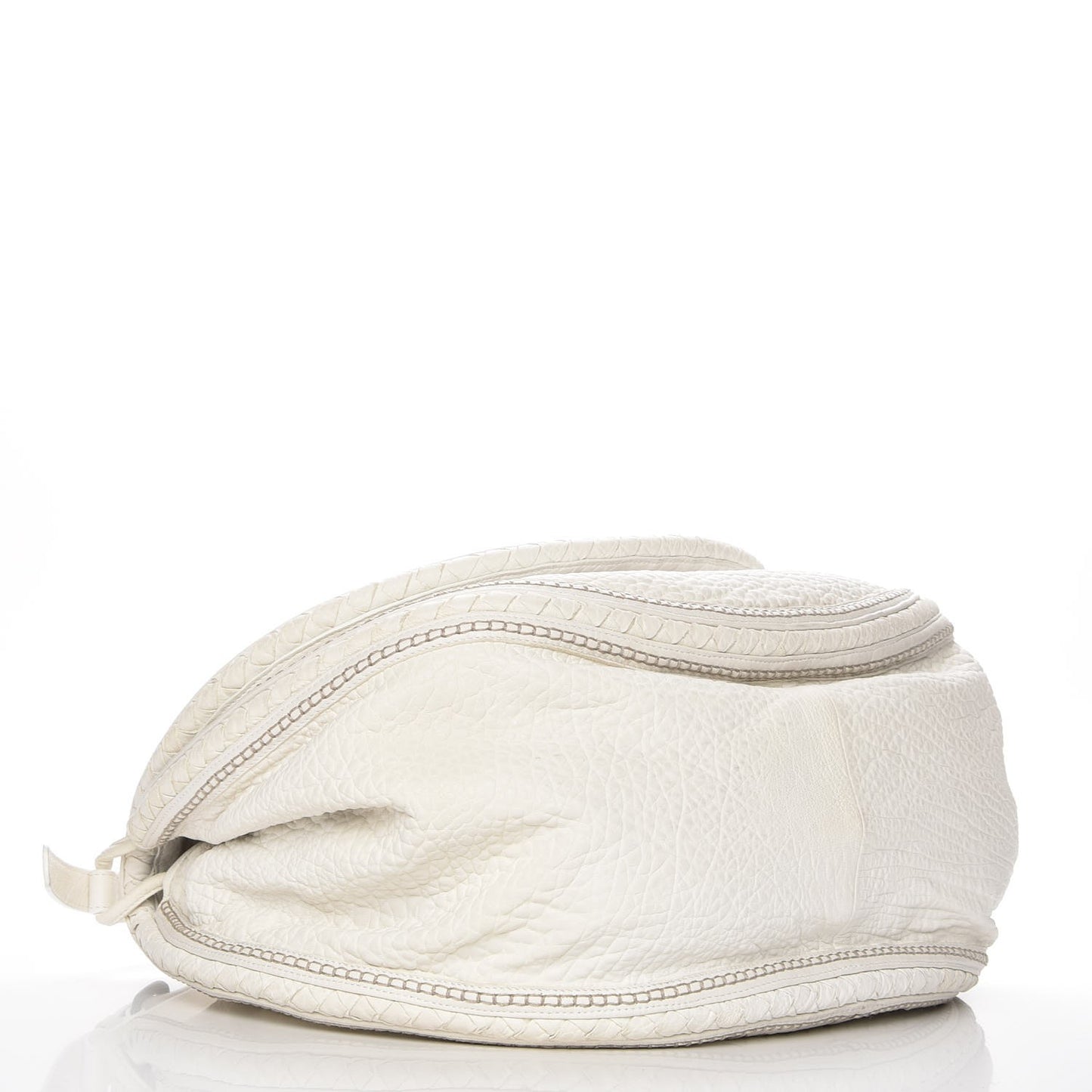 Cervo Intrecciato Flap White