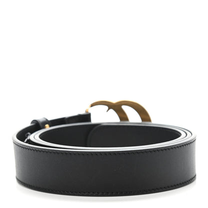 Gucci Calfskin Double G 30mm Belt 95 38 Black 2 of 4
