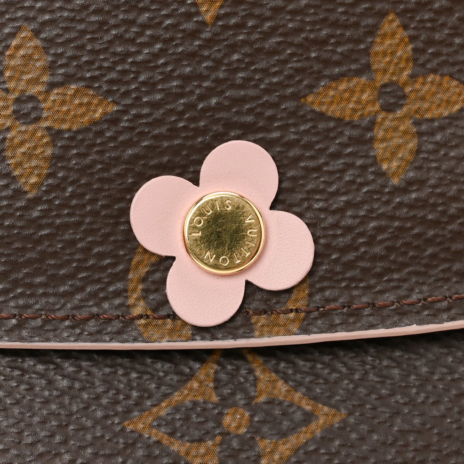 Louis Vuitton Monogram Bloom Flower Emilie Wallet Fuchsia 8 of 11