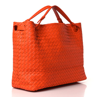 Bottega Veneta Nappa Intrecciato Bella Tote Orange 3 of 9