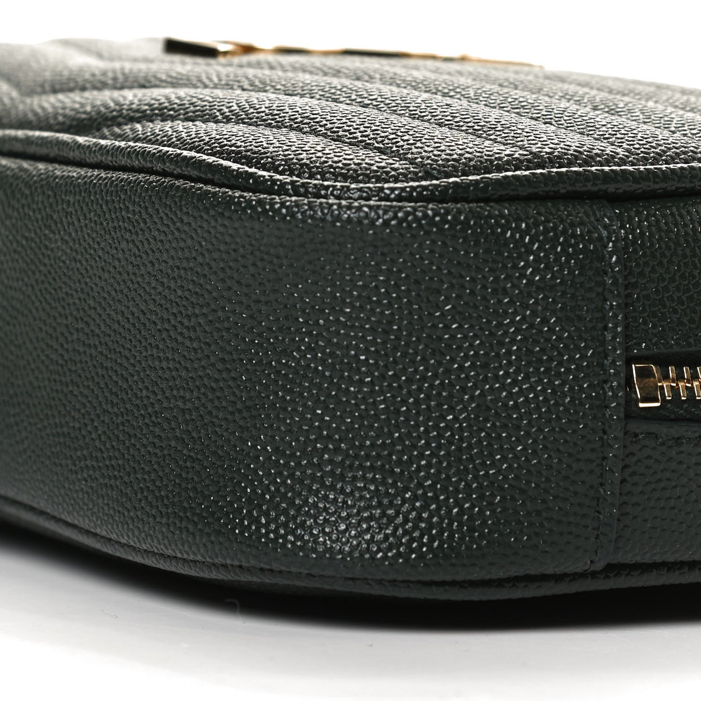 Grain De Poudre Matelasse Monogram Mini Lou Camera Bag New Vert Fonce