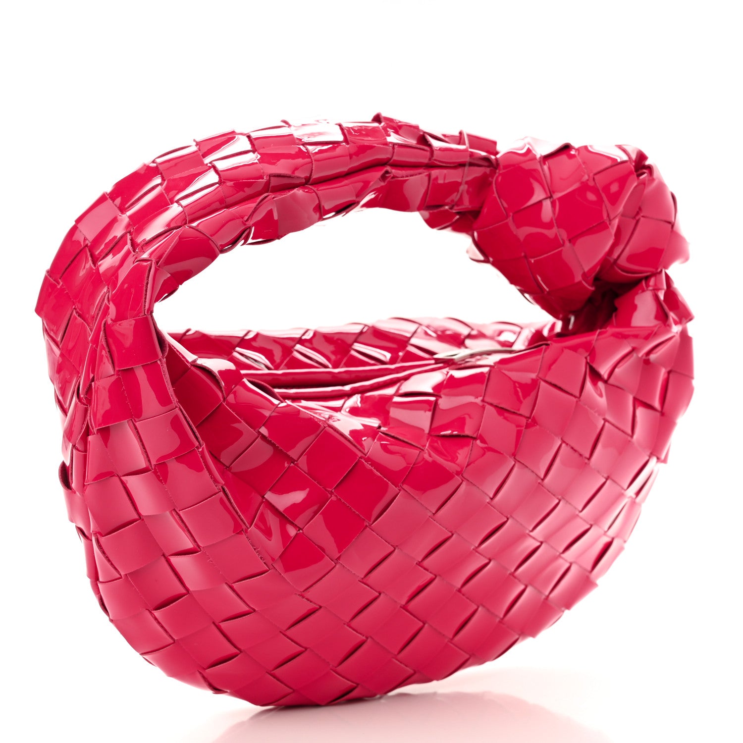 Bottega Veneta Patent Nappa Intrecciato Mini Jodie Candy Stripe 3 of 11