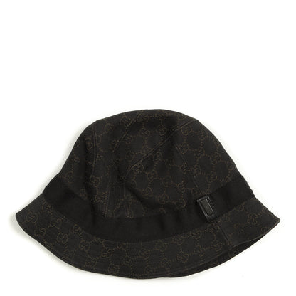 Gucci Monogram Bucket Hat XL Dark Brown 1 of 3