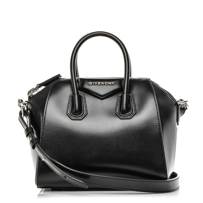 Givenchy Shiny Lord Calfskin Mini Antigona Black 1 of 8