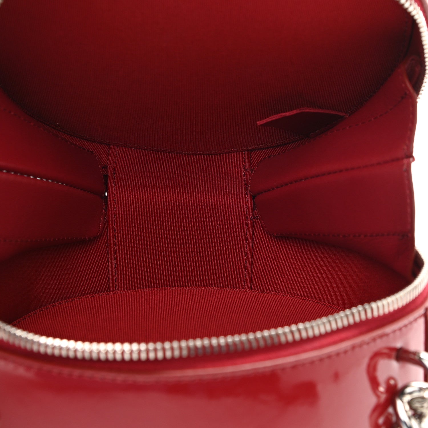 Chanel Patent Round As Earth Evening Bag Red 9 of 21