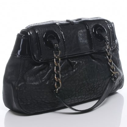 Fendi Nappa Patent B Bag Black 3 of 9