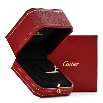 Cartier 18K Pink Gold Diamond Juste Un Clou Ring 52 6 5 of 5