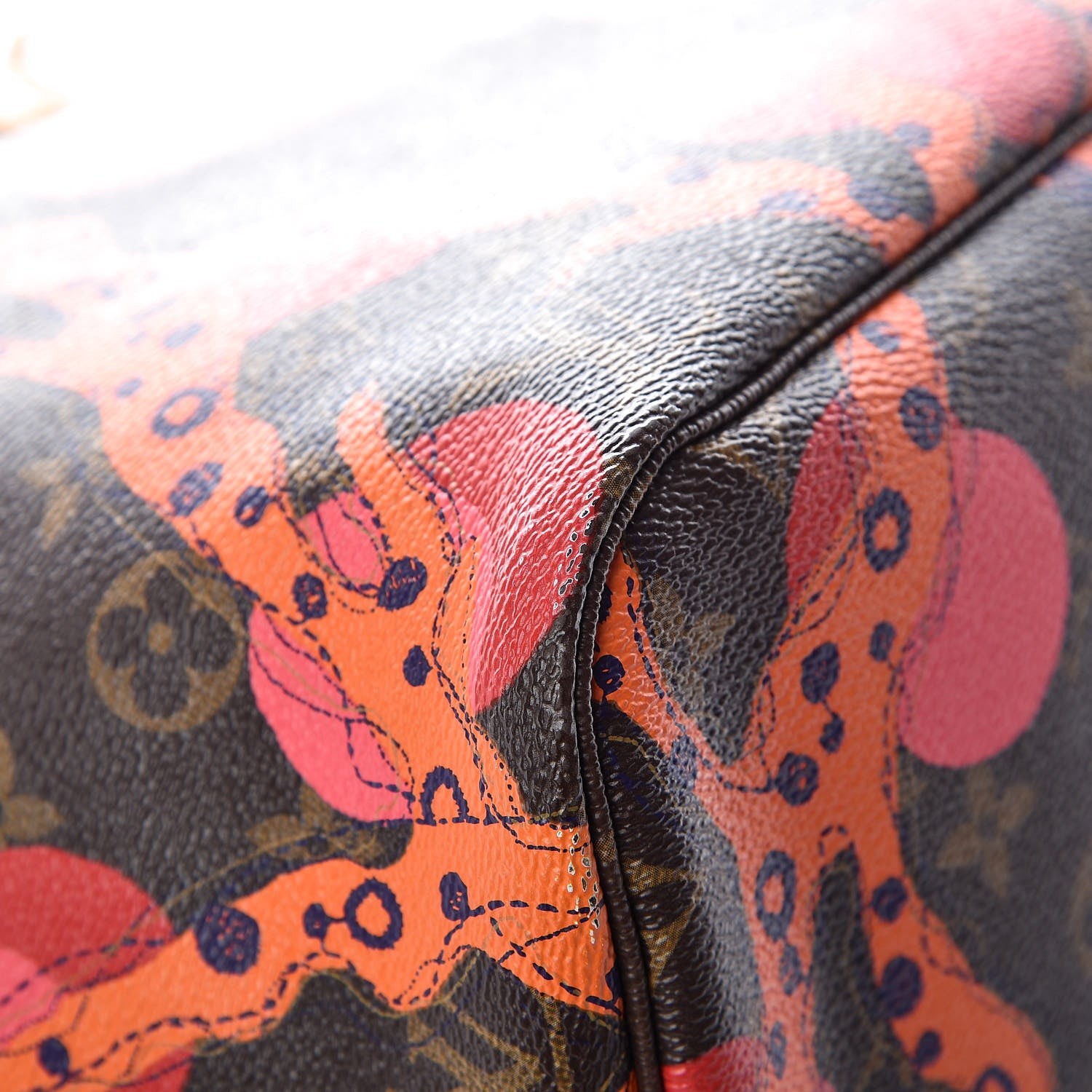 Louis Vuitton Monogram Ramages Neverfull MM 17 of 18