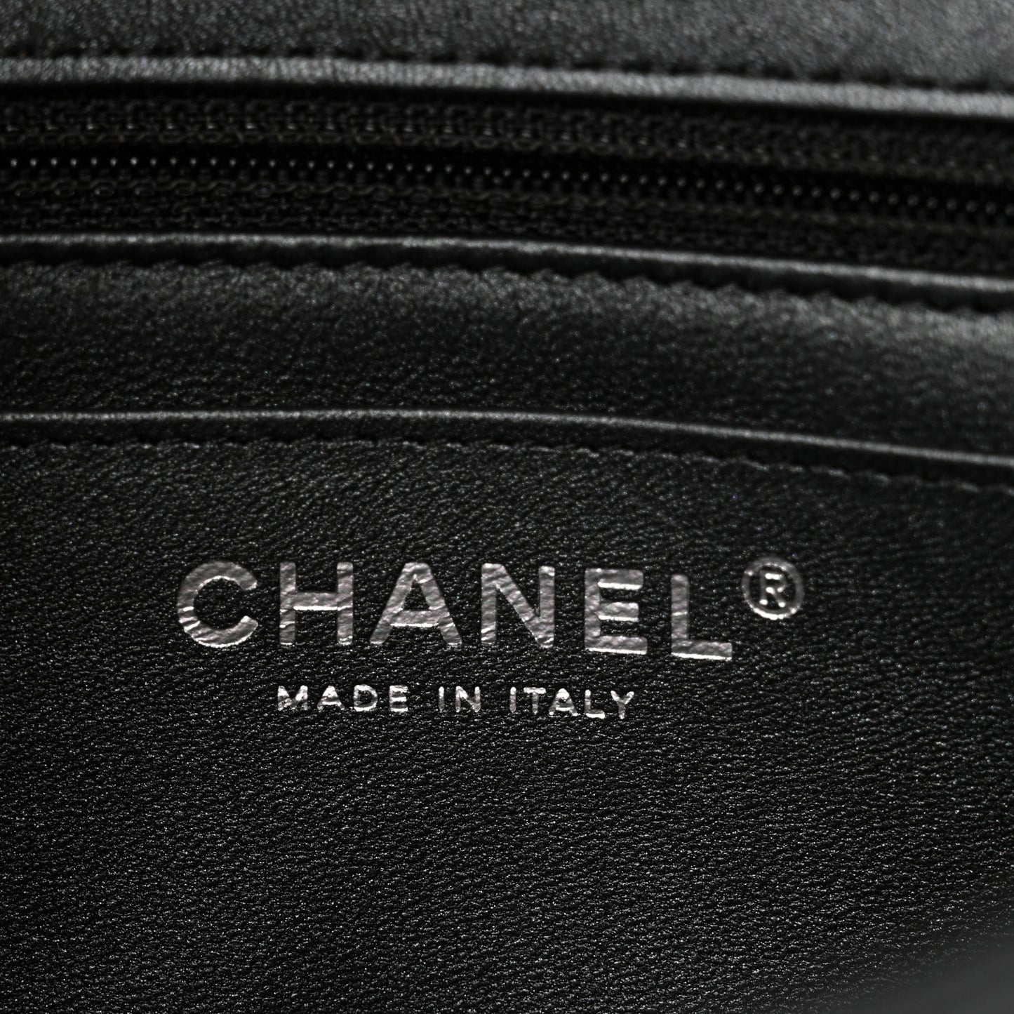 Lambskin Quilted Mini Rectangular Flap So Black