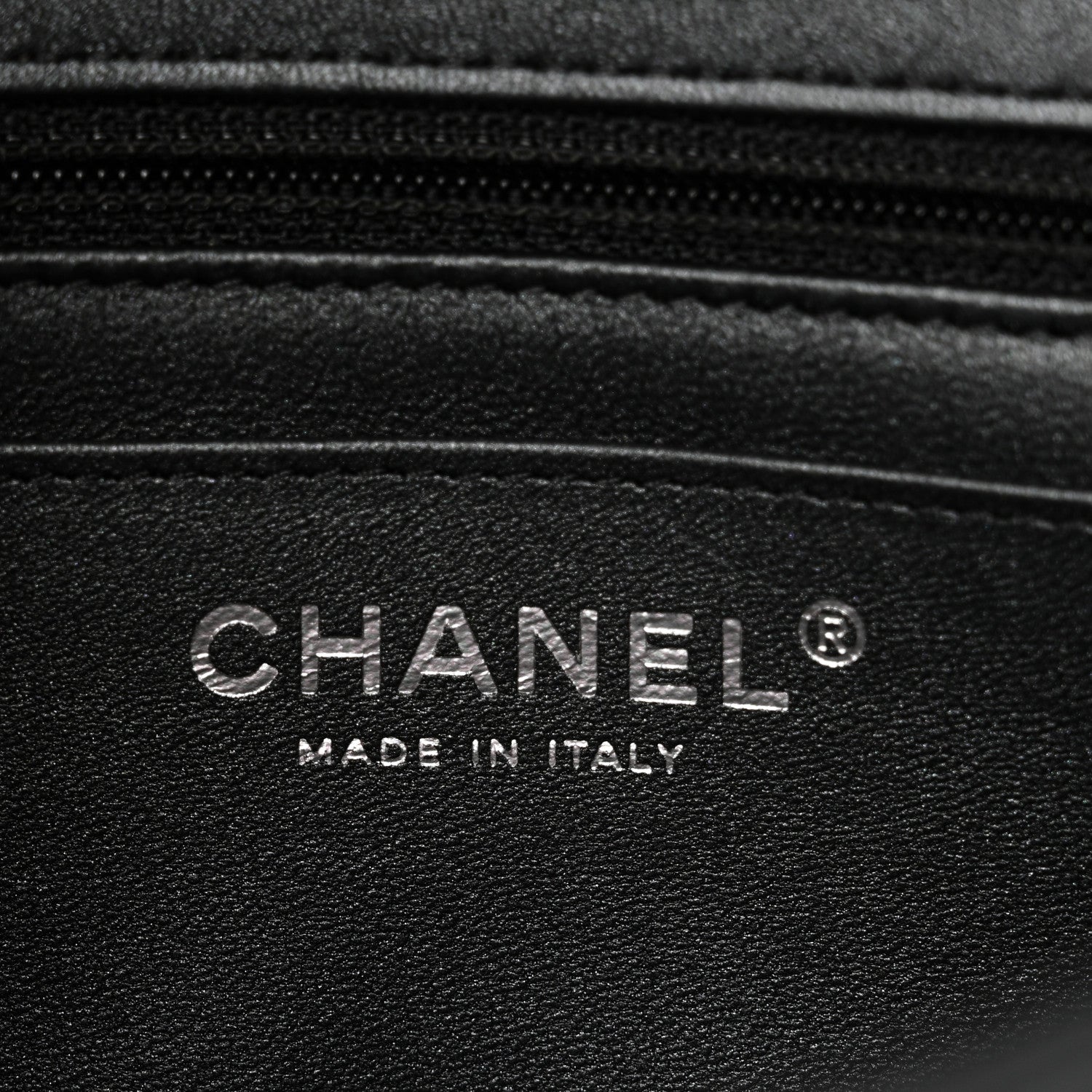 Chanel Lambskin Quilted Mini Rectangular Flap So Black 5 of 10