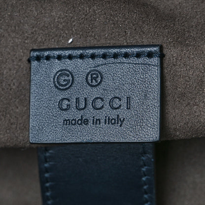 Gucci GG Supreme Monogram Blooms Medium Day Backpack Beige Blue Navy 6 of 9