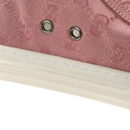 Gucci Monogram Womens High Top Sneakers 35.5 Pink 8 of 11