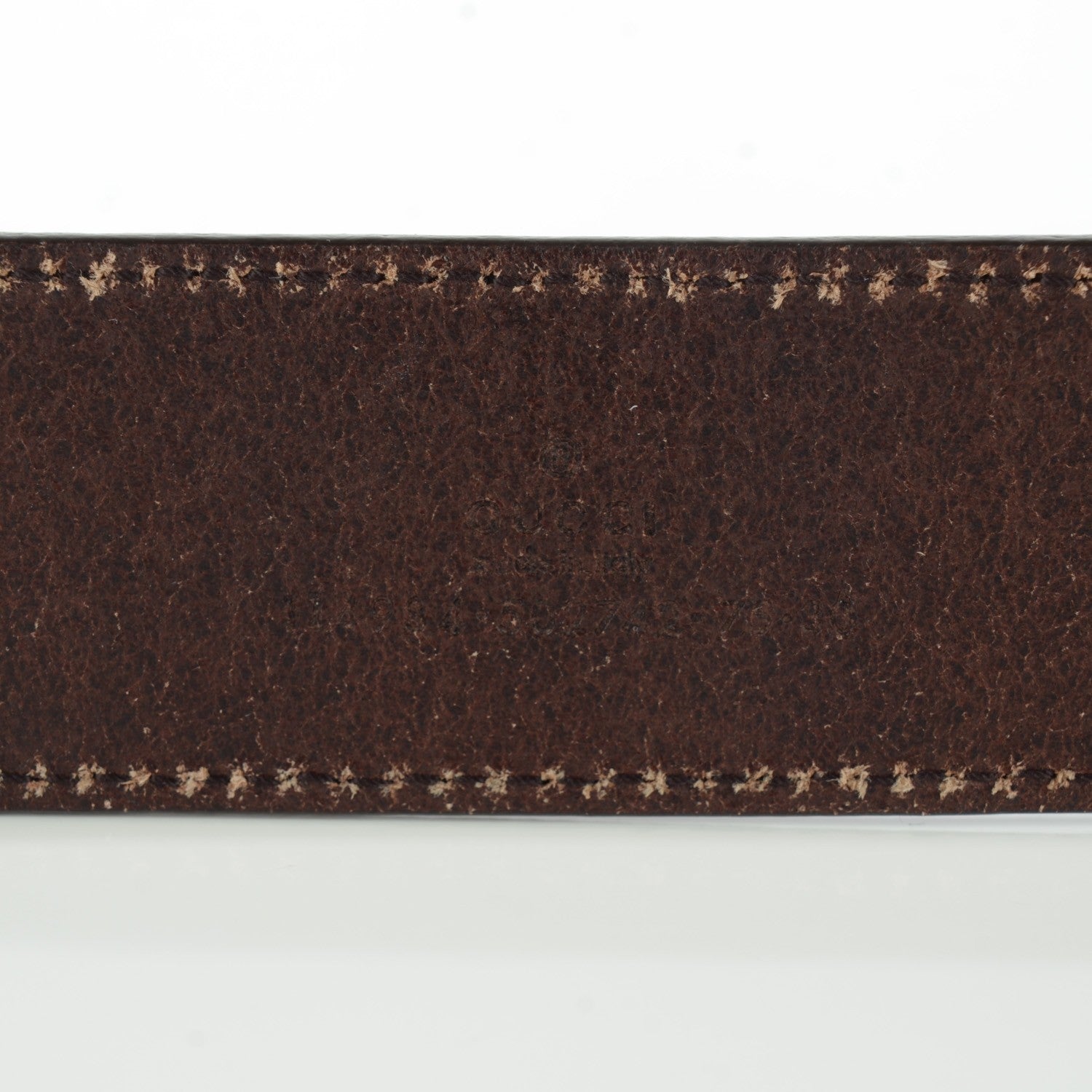 Gucci Calfskin Interlocking G Belt 75 30 Dark Brown 4 of 8