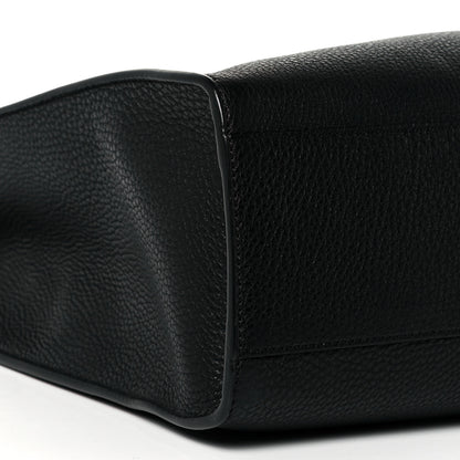 Fendi Cuoio Romano Fabric Marlon Vitello Century Peekaboo X-Lite Fit Black Rosso White Ice 7 of 8