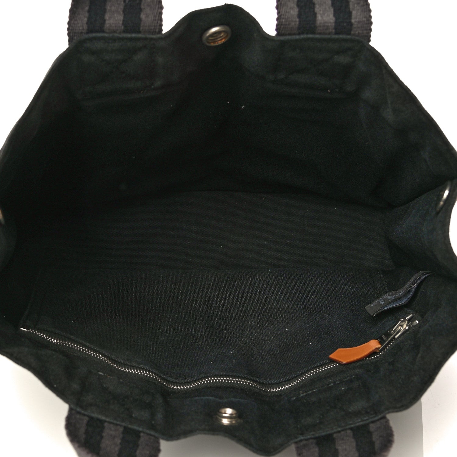Hermes Canvas Tout Fourre PM Black 8 of 8