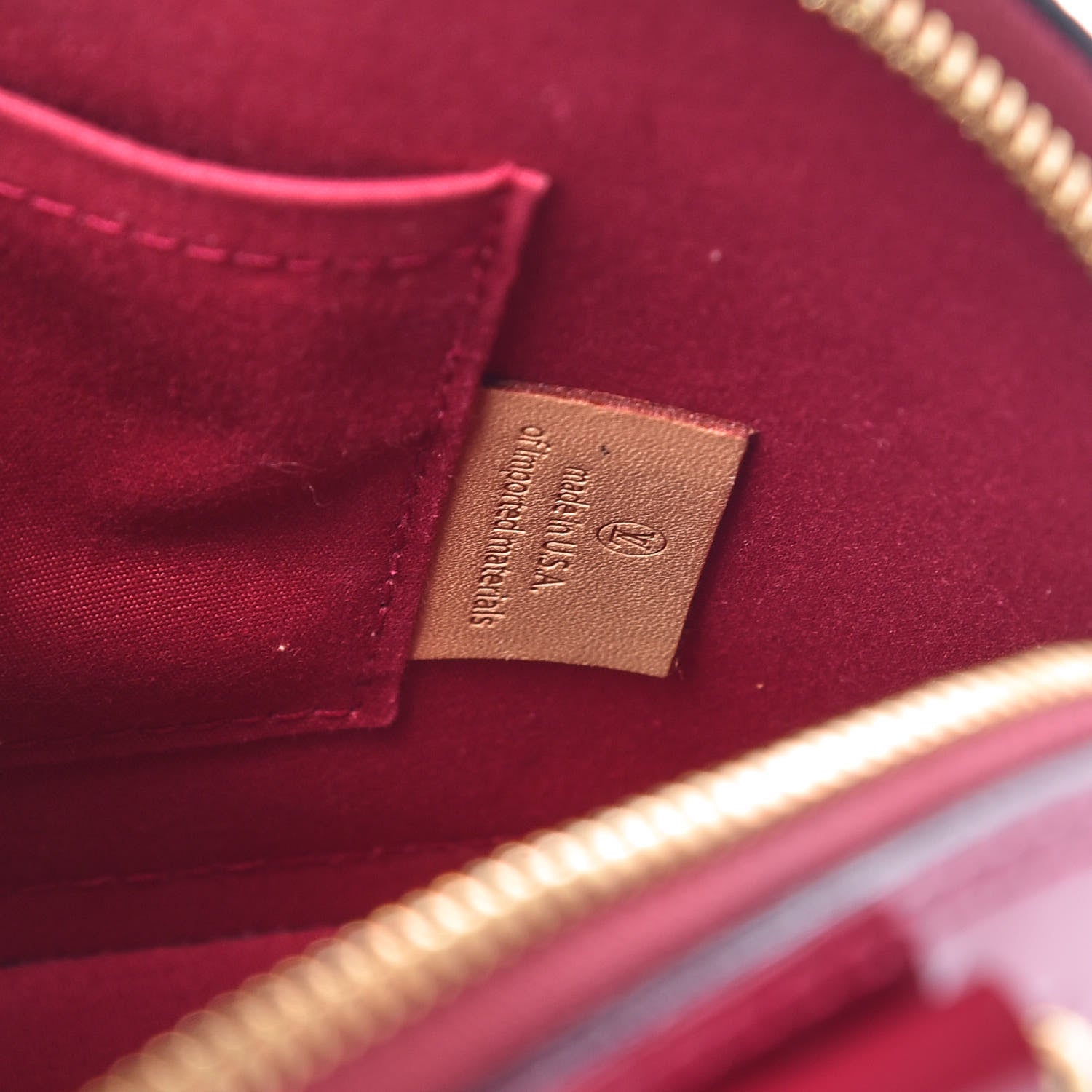 Louis Vuitton Vernis Alma BB Rose Indien 8 of 11