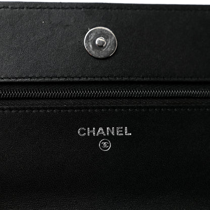 Chanel Caviar Quilted Wallet on Chain WOC Black 6 of 14
