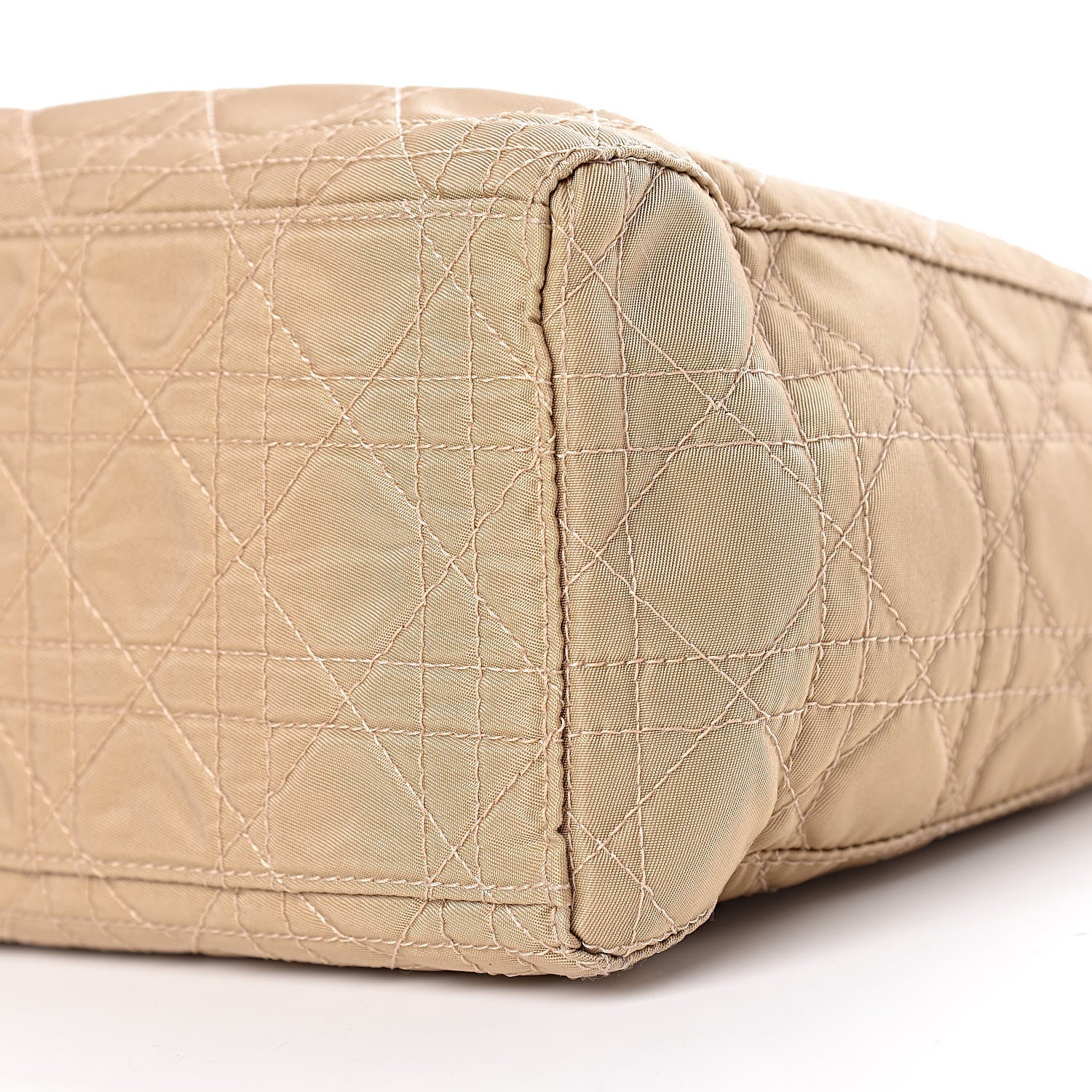 Christian Dior Nylon Cannage Medium Lady Dior Beige 9 of 14
