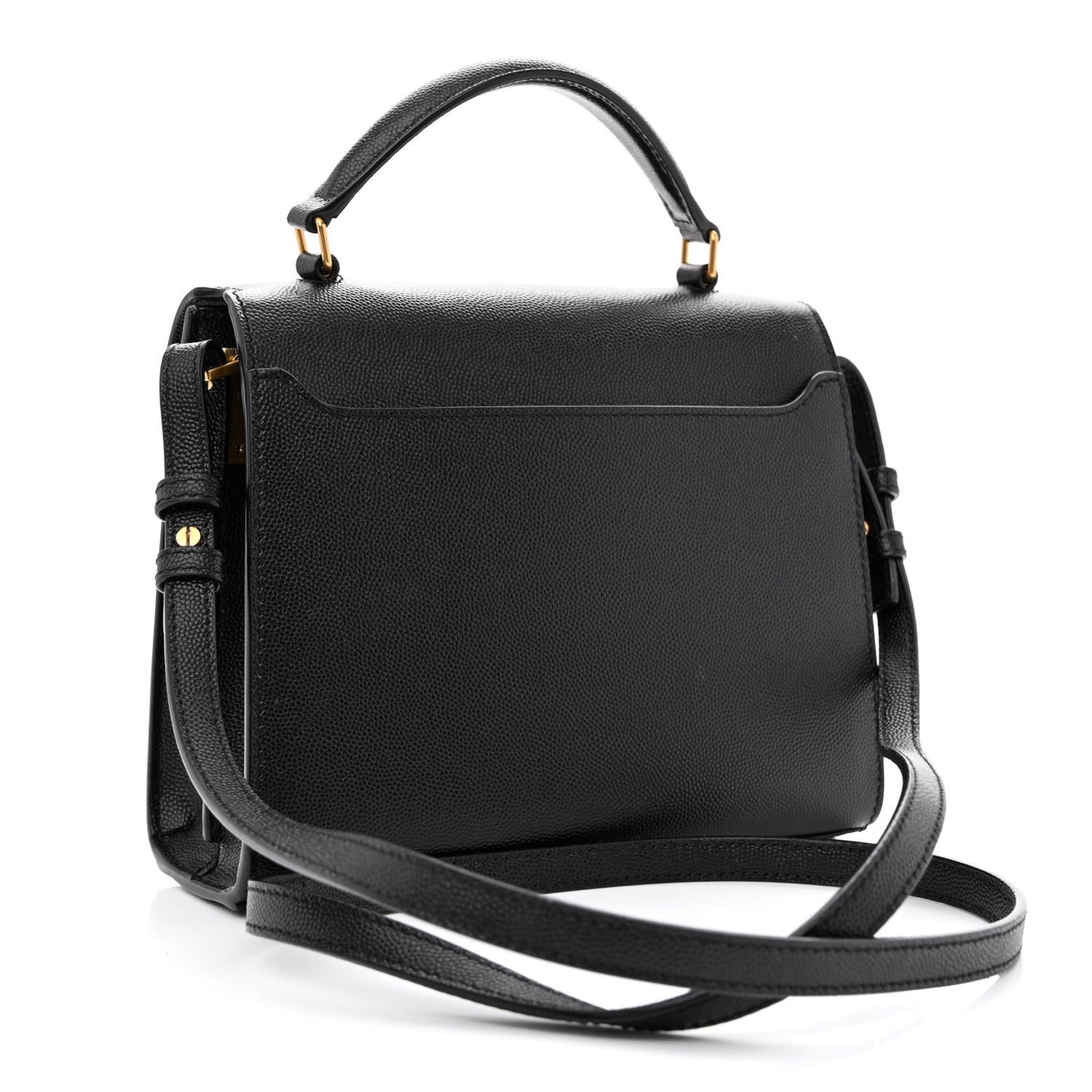 Grain de Poudre Mini Classic Monogram Cassandra Top Handle Black