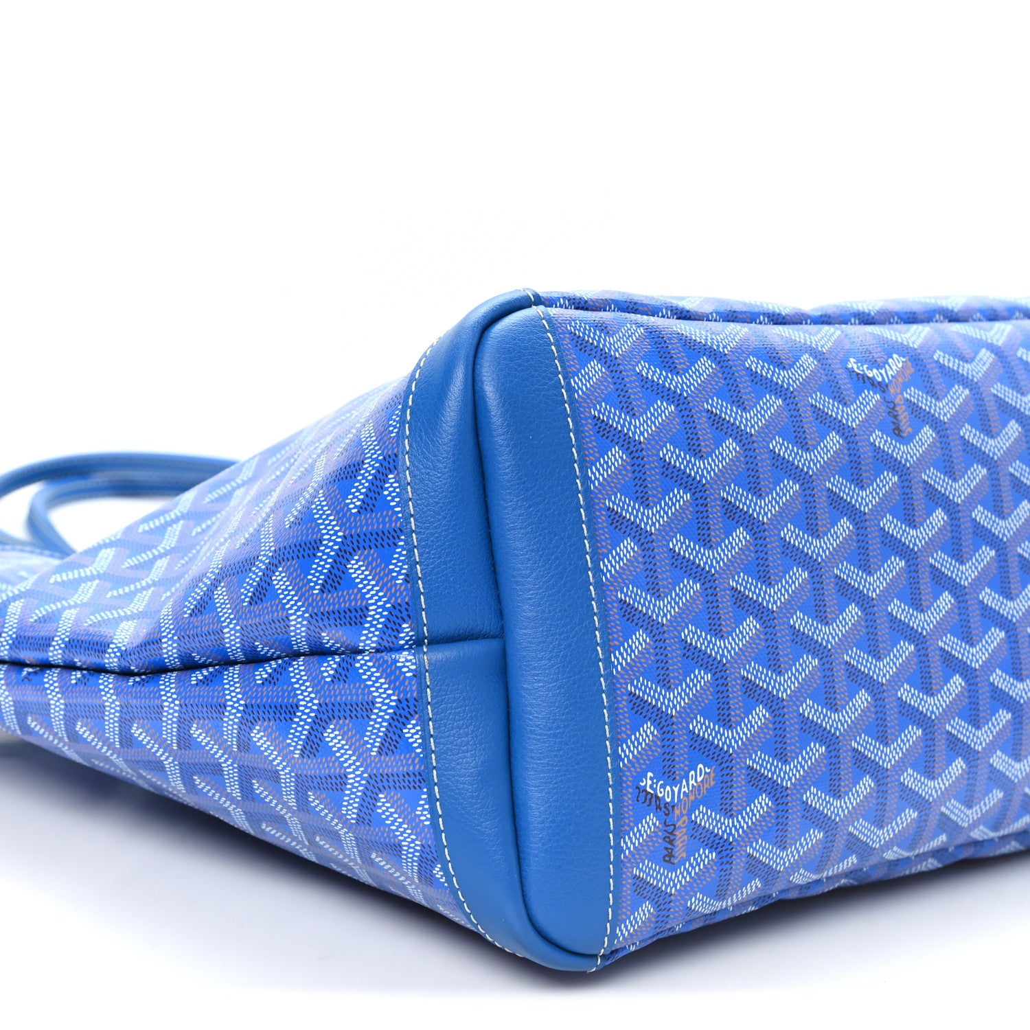 Goyard Goyardine Artois MM Blue 9 of 11