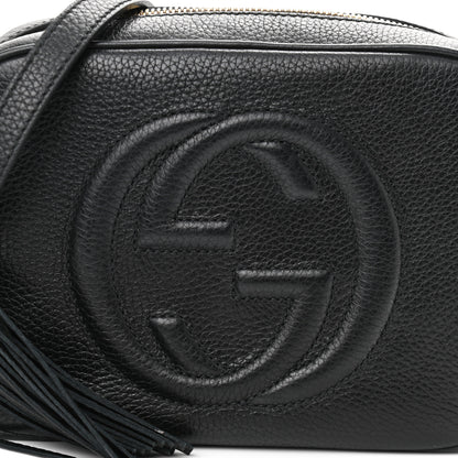 Gucci Pebbled Calfskin Small Soho Disco Bag Black 8 of 11