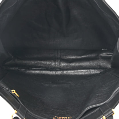 Chanel Lambskin CC Tote Black 5 of 16